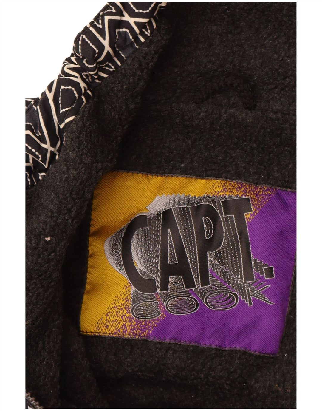 CAPT. COOK Herren Graphic Anorak Jacke UK 42 XL Grau Geometrisch