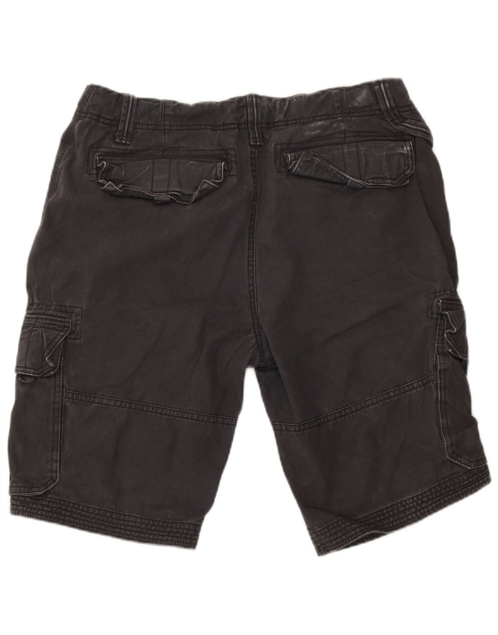Fat Face Herren-Cargo-Shorts, W36, Größe L, Grau, Baumwolle