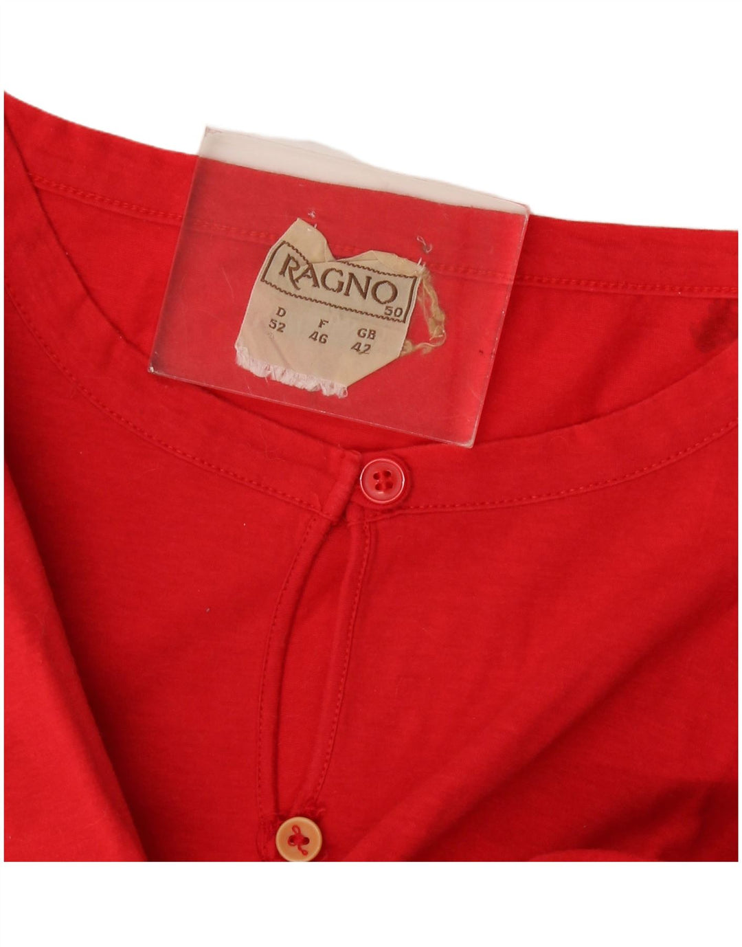 Ragno Damen T-Shirt Top EU 46 XL Rot geblümt