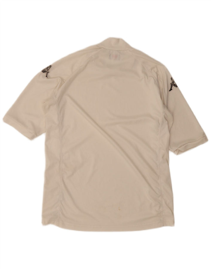 Kappa Herren Grafik T-Shirt Top XL Weiß