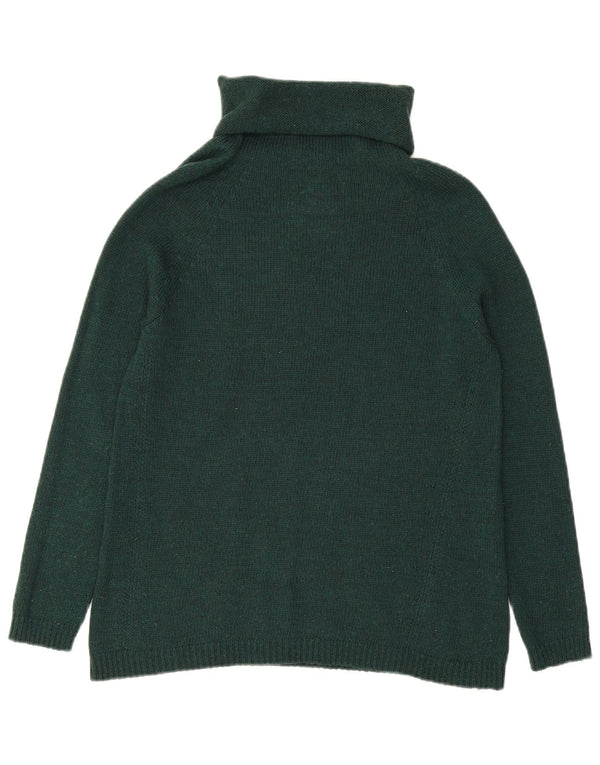 Replay Rollkragenpullover für Damen, Gr. 10, Small, Grün, Acryl