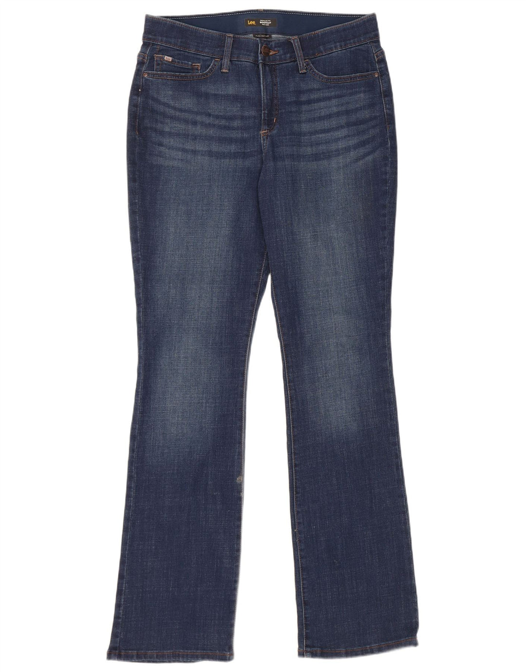 Lee Damen Bootcut-Jeans mit mittelhohem Bund und normaler Passform, US 12, Größe L, W32, L33, Blau
