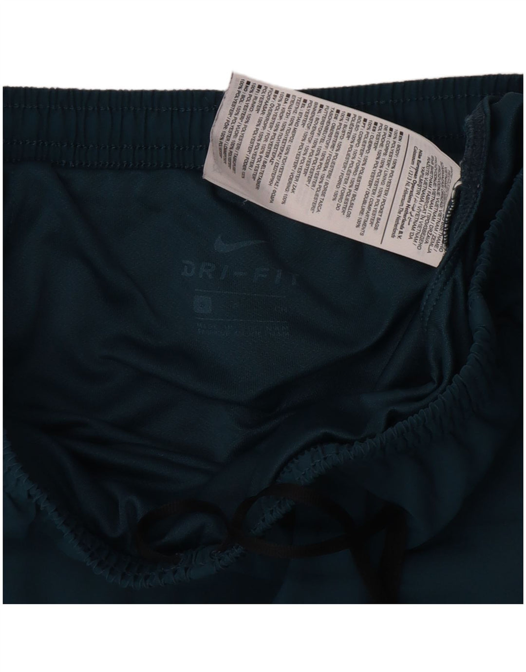 Nike Herren-Sportshorts mit Dri-Fit-Grafik, Größe S, grünes Farbblock-Polyester