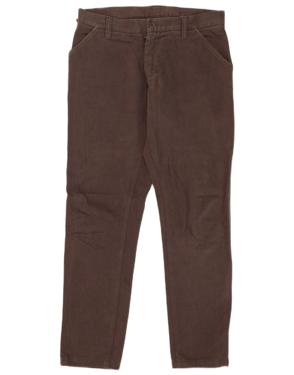 DOLCE & GABBANA Herren Slim Freizeithose IT 50 Large W32 L31 Braune Baumwolle