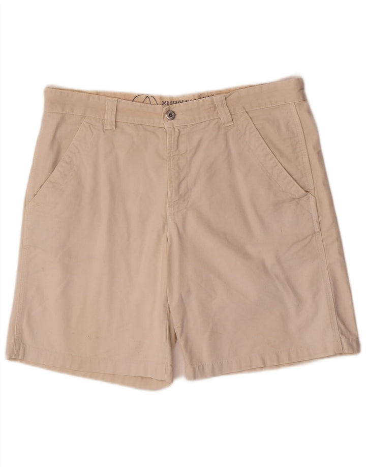 Murphy & Nye Herren Sailmakers Chino Shorts W38 XL Beige Baumwolle