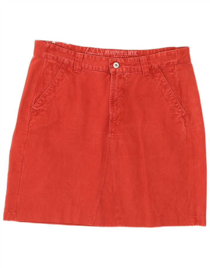 Murphy & Nye Damen Minirock W32 Große rote Baumwolle