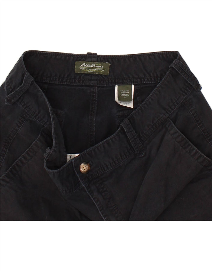 EDDIE BAUER Womens Chino Shorts US 8 Medium W30 Navy Blue Cotton Vintage Eddie Bauer and Second-Hand Eddie Bauer from Messina Hembry 