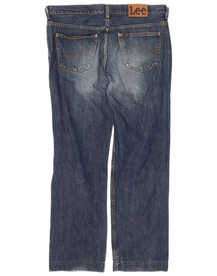 Lee Herren Straight Jeans W36 L30 Blau