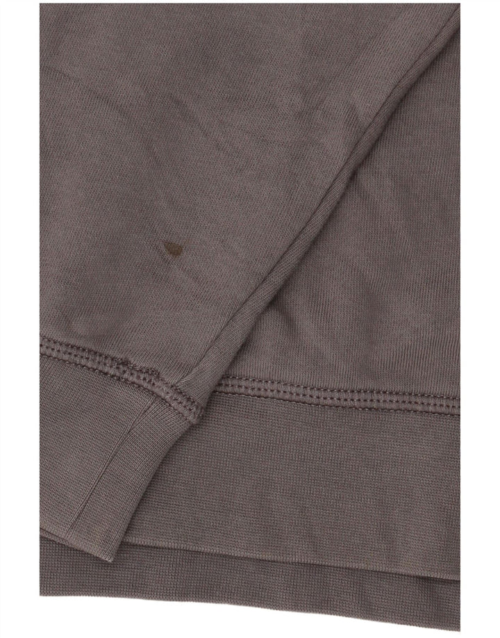 Hugo Boss Herren-Trainingsanzugoberteil, Jacke, 2XL, graue Baumwolle