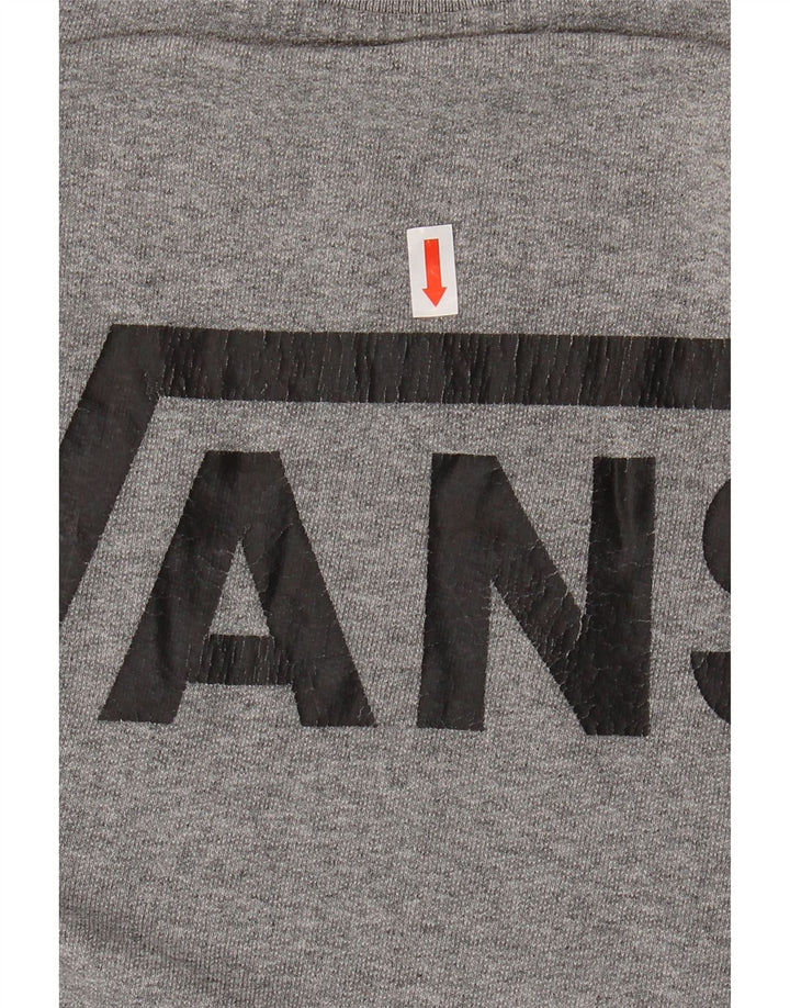 VANS Damen Grafik-Sweatshirt-Pullover UK 14 Large Grau