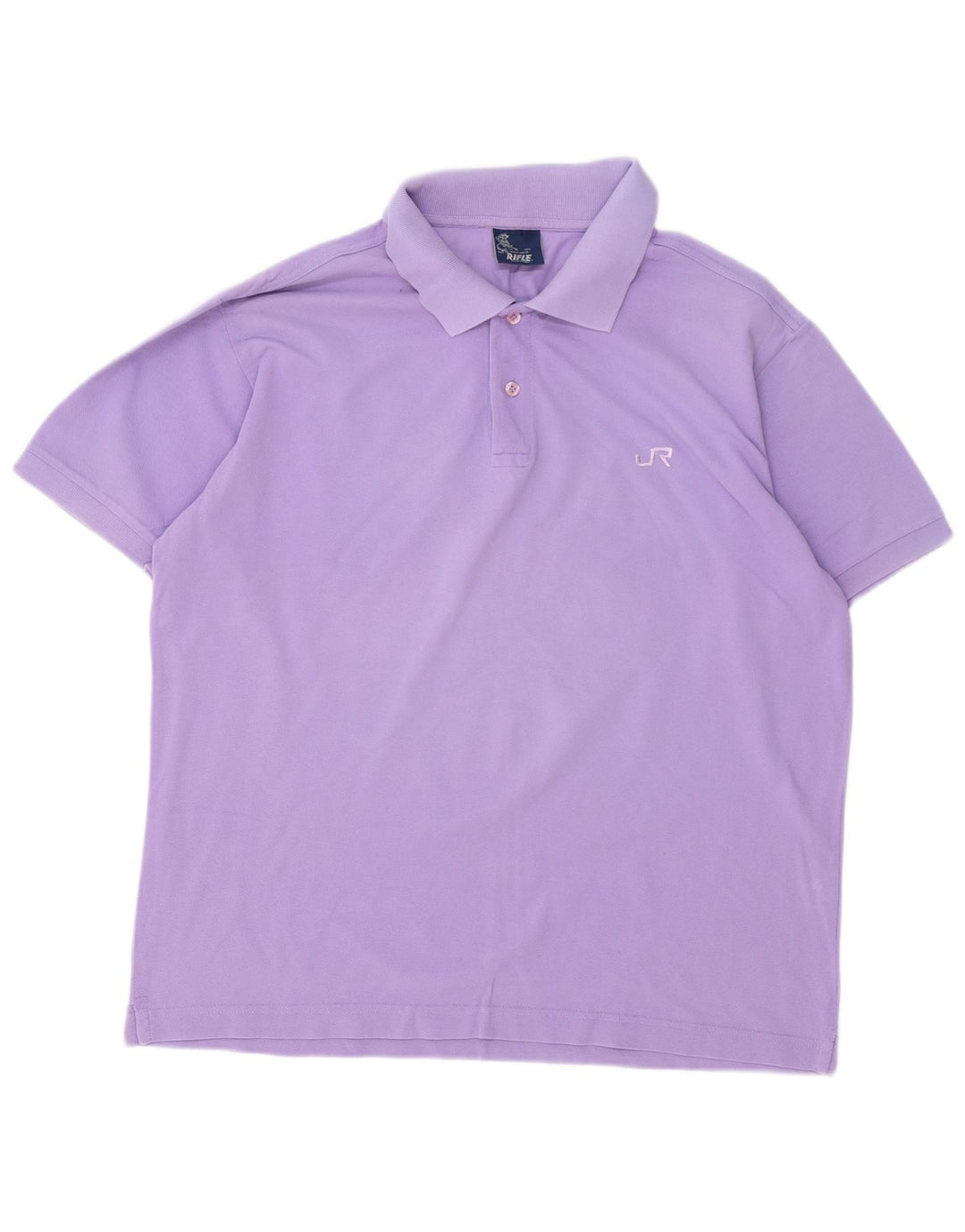 Rifle Herren-Poloshirt, groß, lila, Baumwolle