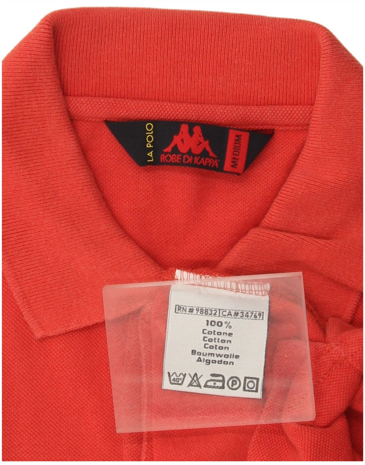 Kappa Herren Poloshirt Mittelorange Baumwolle