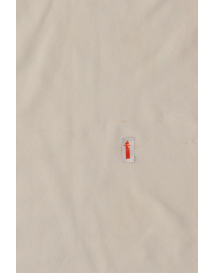 THINK PINK Damen-Poloshirt mit Grafik, UK 8, Größe S, weiße Baumwolle