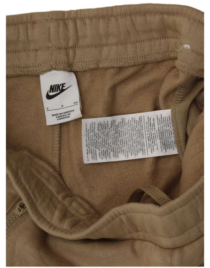 NIKE Herren-Trainingsanzug mit Grafik, Jogginghose, Größe S, Beige, Baumwolle