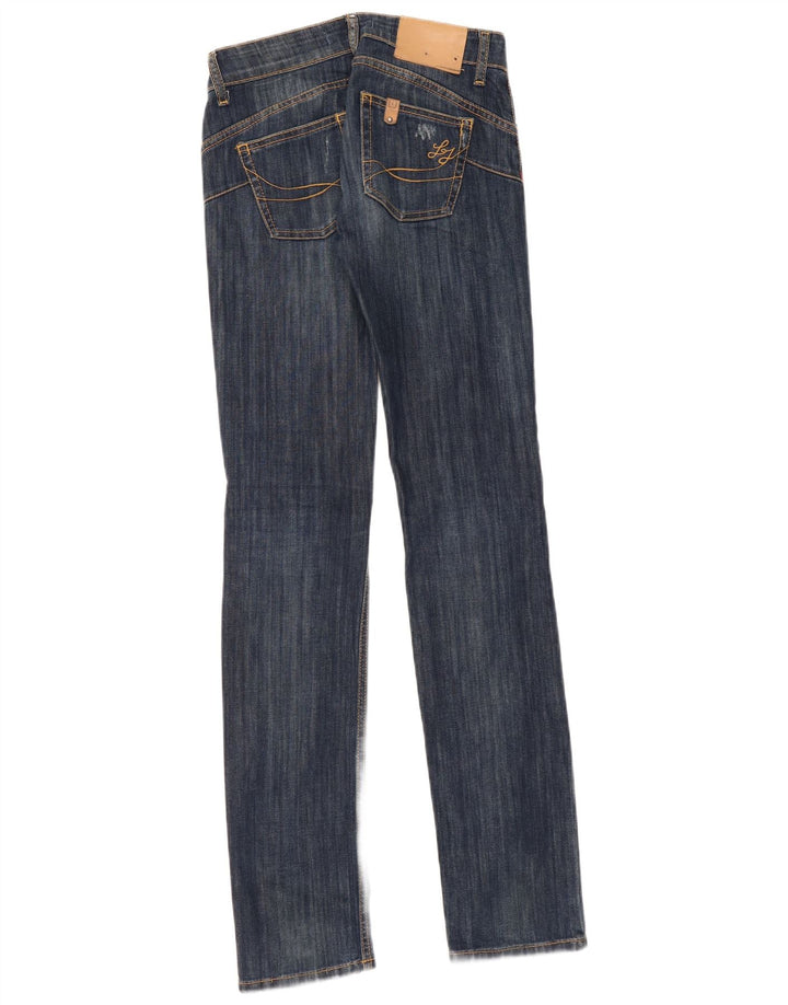 Liu Jo Damen Slim Jeans W27 L34 Marineblau
