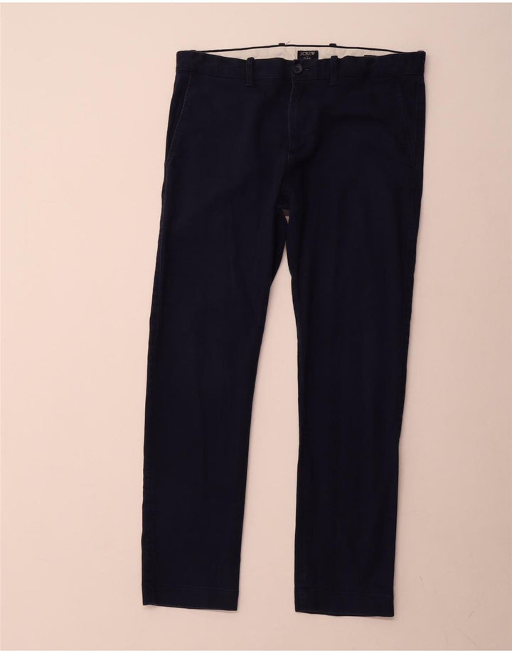 J. Crew Herren Slim Fit Chinohose W32 L30 Marineblaue Baumwolle