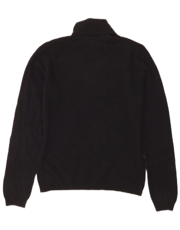 Benetton Damen-Pullover mit Rollkragen, Gr. 12, mittelschwarz