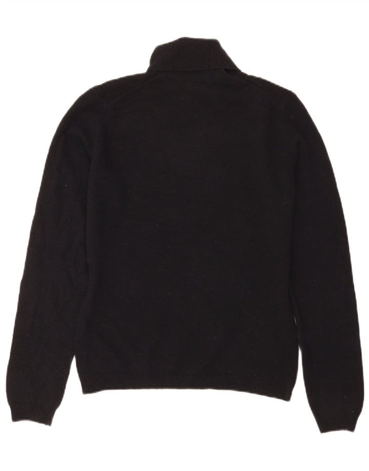 Benetton Damen-Pullover mit Rollkragen, Gr. 12, mittelschwarz