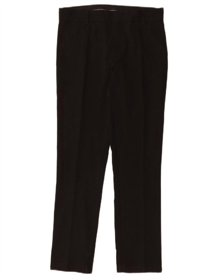 Marks & Spencer Slim-Anzughose für Jungen, 12–13 Jahre, W28, L27, schwarzes Polyester