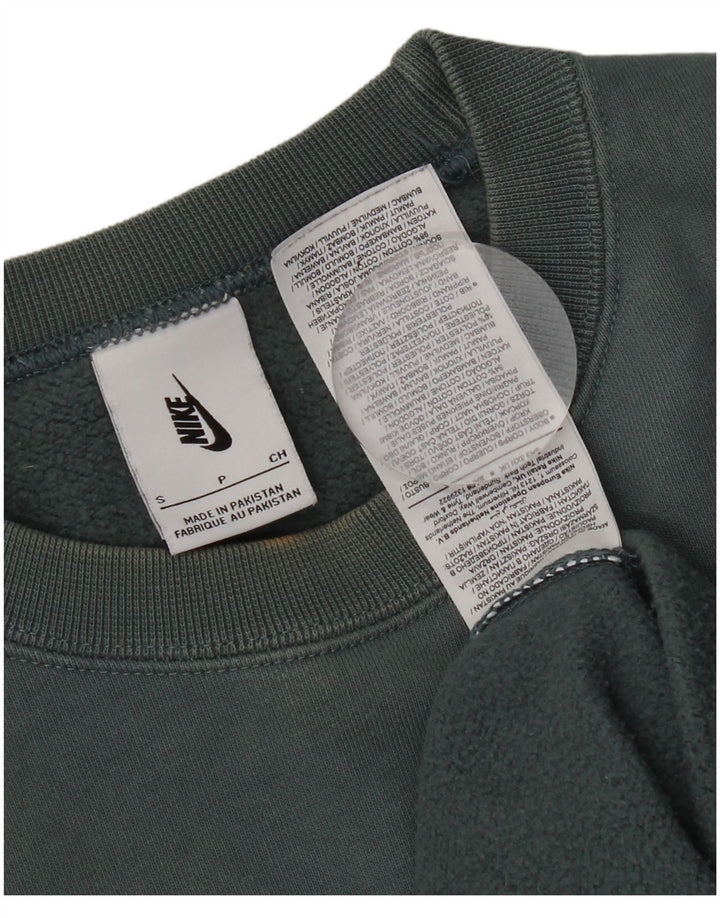 Nike Herren Sweatshirt Pullover Small Blau Baumwolle