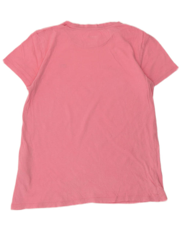 Levi's Damen T-Shirt Top UK 10 Small Rosa Baumwolle