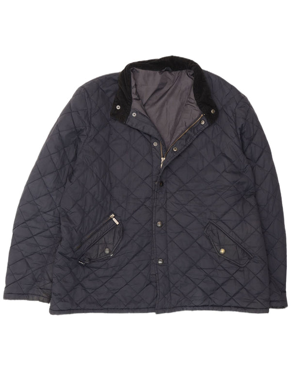 Barbour Herren Steppjacke UK 44 2XL Marineblau Polyester