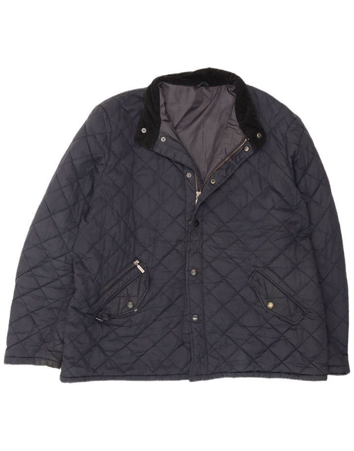Barbour Herren Steppjacke UK 44 2XL Marineblau Polyester