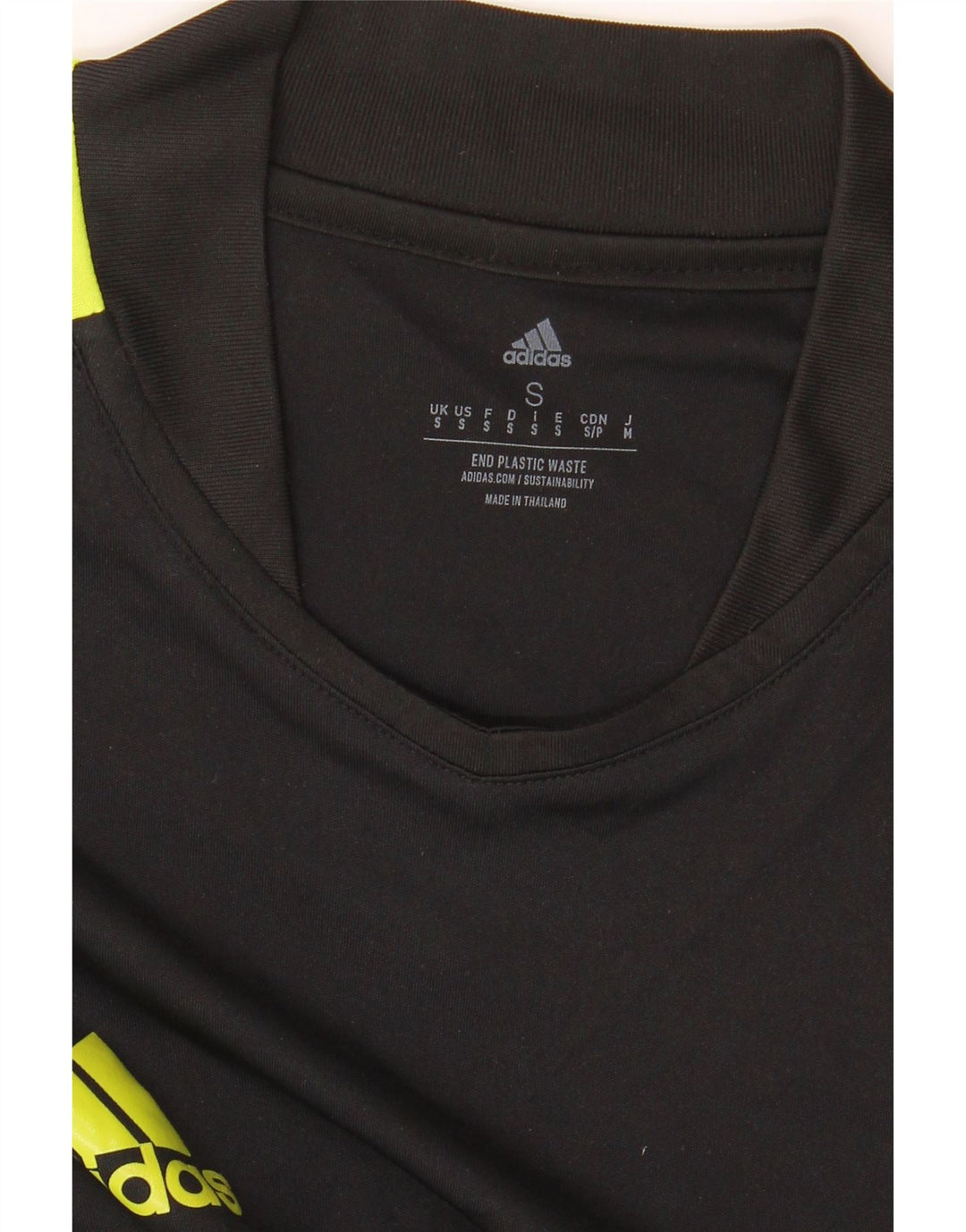 ADIDAS Mens Aeroready T-Shirt Top Small Black Polyester Vintage Adidas and Second-Hand Adidas from Messina Hembry 