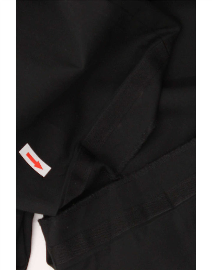 Marks & Spencer Herren-Anzughose mit normaler Passform, W40, L33, schwarzes Polyester