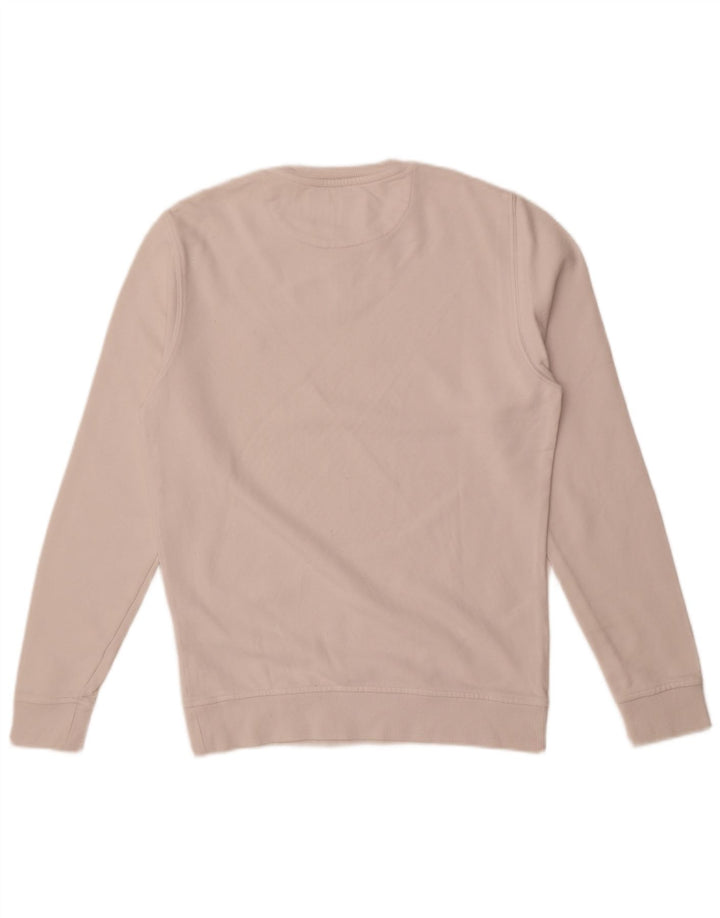 Lyle & Scott Herren-Sweatshirt, Pullover, Größe S, weiße Baumwolle