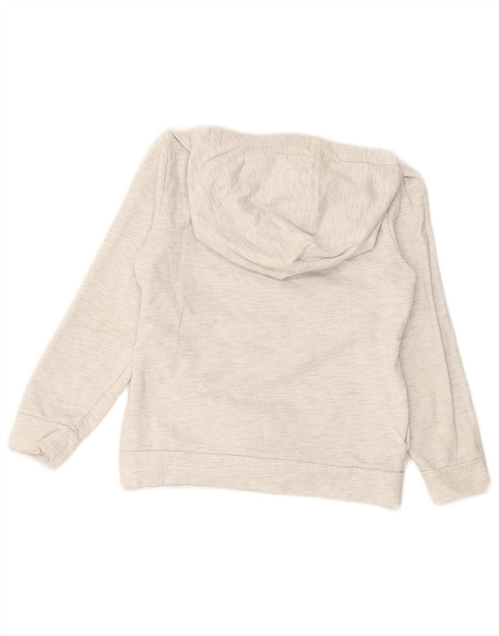 PUMA Mädchen Graphic Hoodie Pullover 6–7 Jahre graue Baumwolle