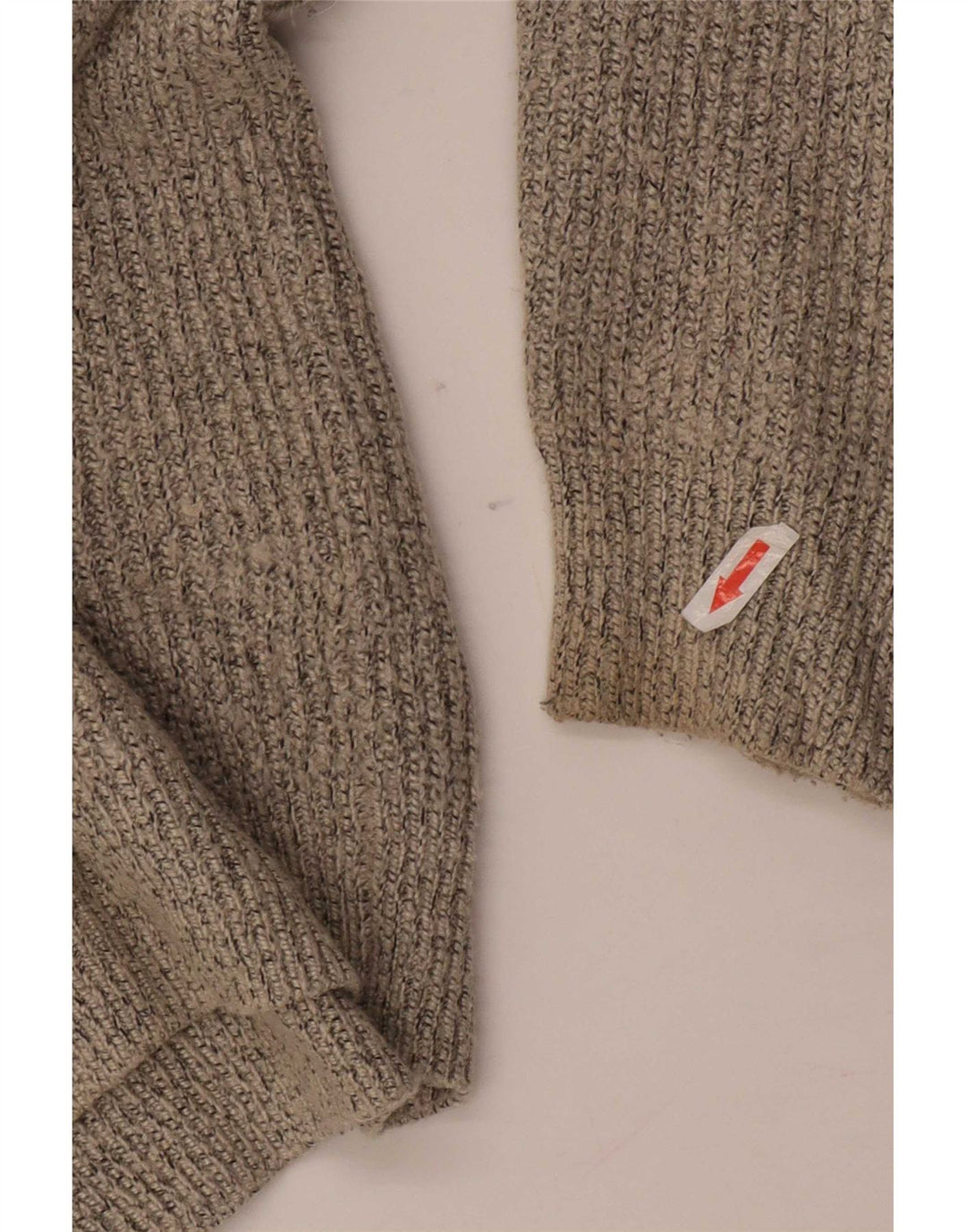 Marks & Spencer Herren-Pullover mit Rundhalsausschnitt, groß, grau meliert, Polyamid