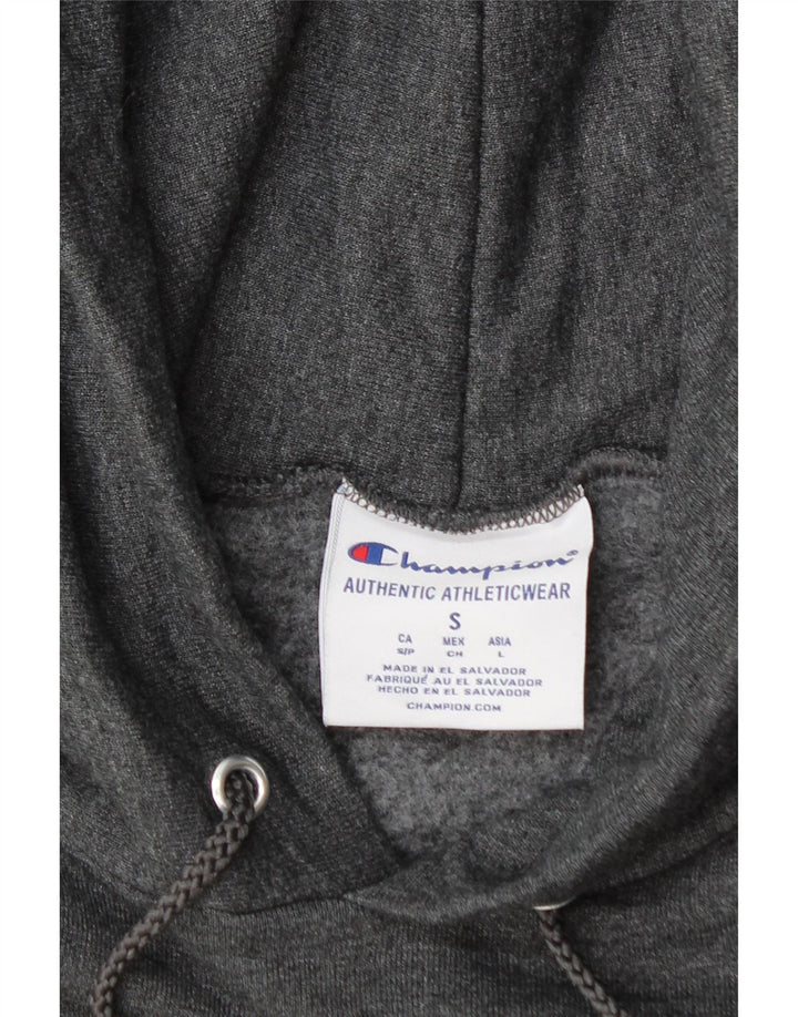Champion Herren-Kapuzenpullover mit Grafik, Größe S, Grau, Baumwolle