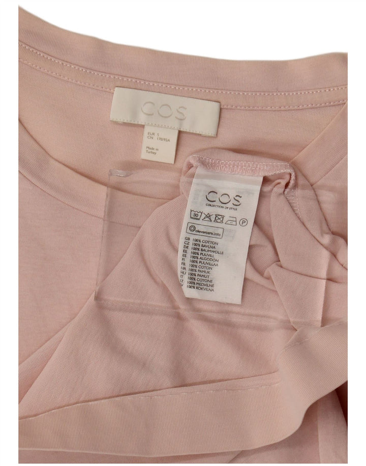Cos Herren T-Shirt Top Small Rosa Baumwolle