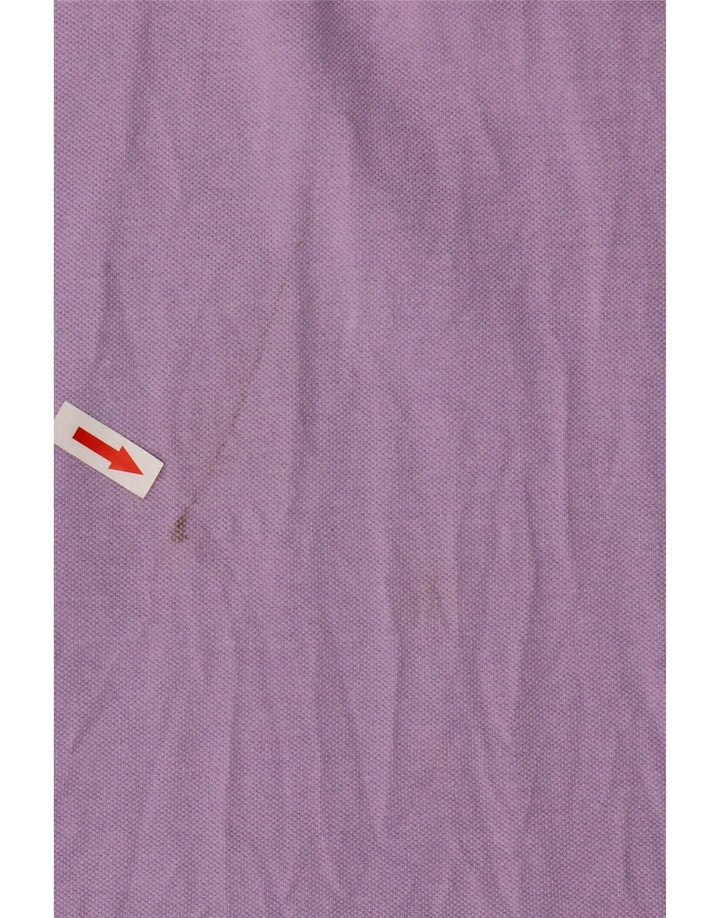 Kappa Herren Poloshirt 2XL Lila Baumwolle
