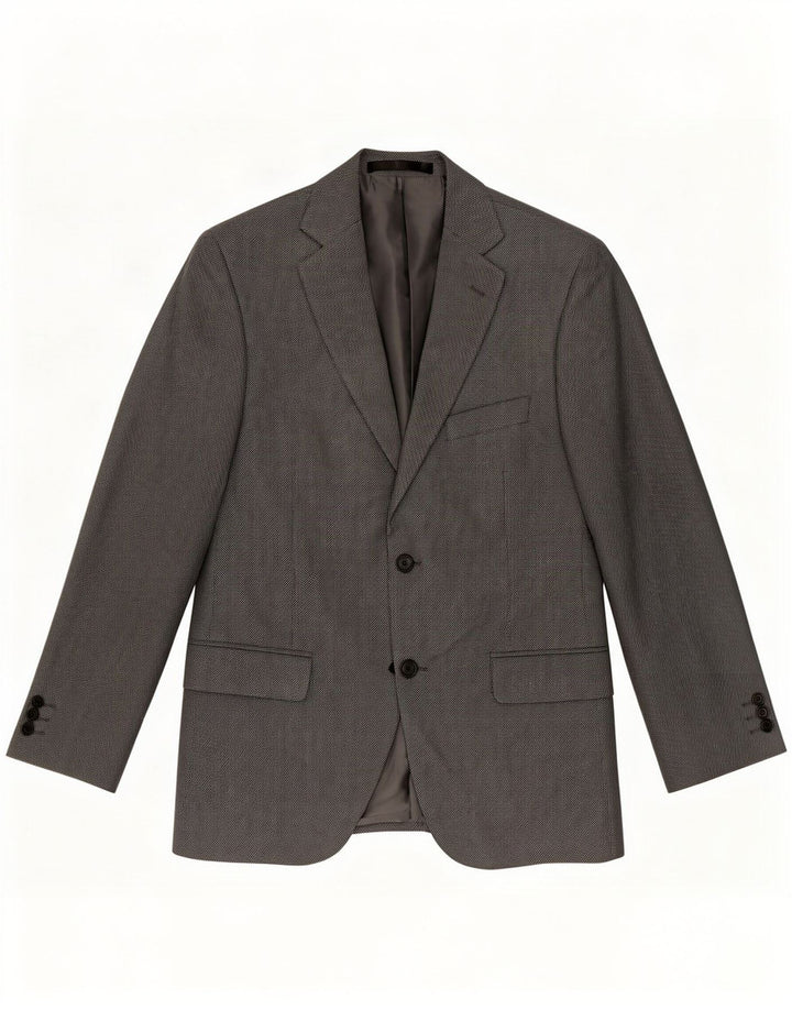 Marks & Spencer Herren-Blazer mit 2 Knöpfen, UK 40, Mittelgrau, Polyester