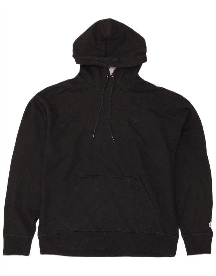 CHAMPION Herren Kapuzenpullover, Größe L, Schwarz