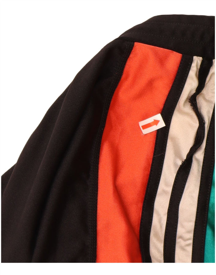 ADIDAS Herren-Sportshorts, groß, schwarzes Colourblock-Polyamid