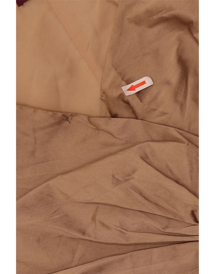 Debut Damen ärmelloses Etuikleid mit Rüschen vorne, UK 18, XL, braun, Polyester