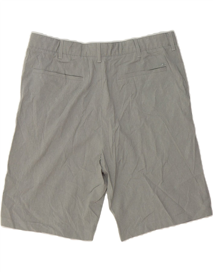 IZOD Mens Chino Shorts W38 XL Grey Polyester Vintage Izod and Second-Hand Izod from Messina Hembry 