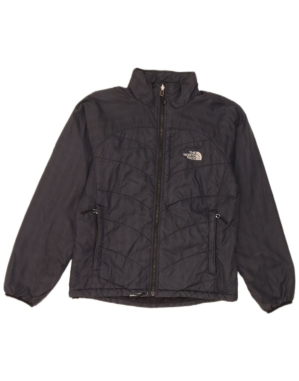 The North Face Damen Wattierte Jacke UK 14 Medium Marineblau Nylon