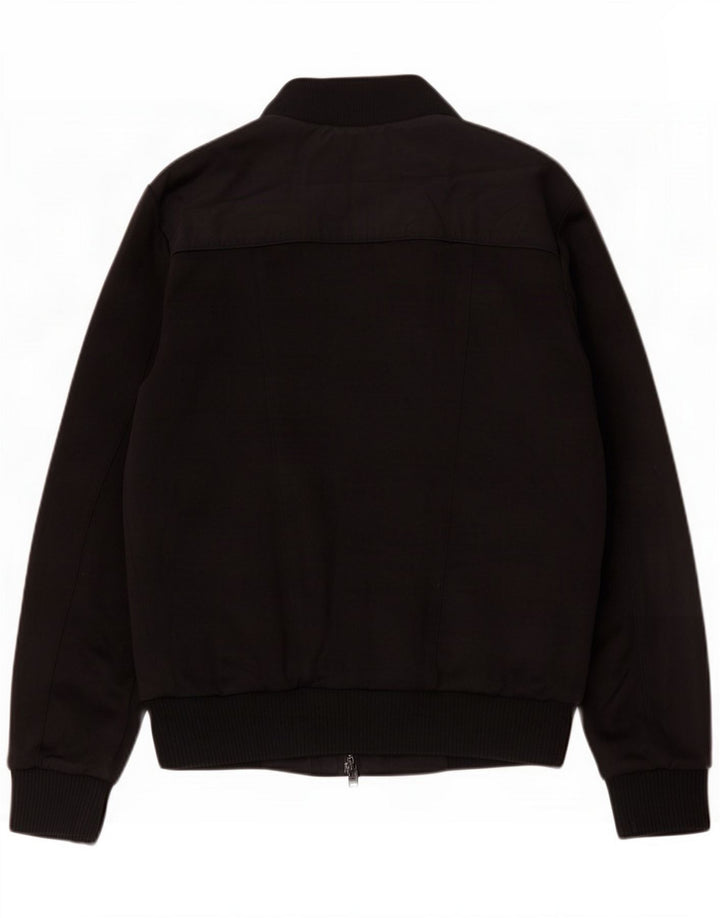 Zara Herren Bomberjacke UK 40 Large Schwarz Polyester