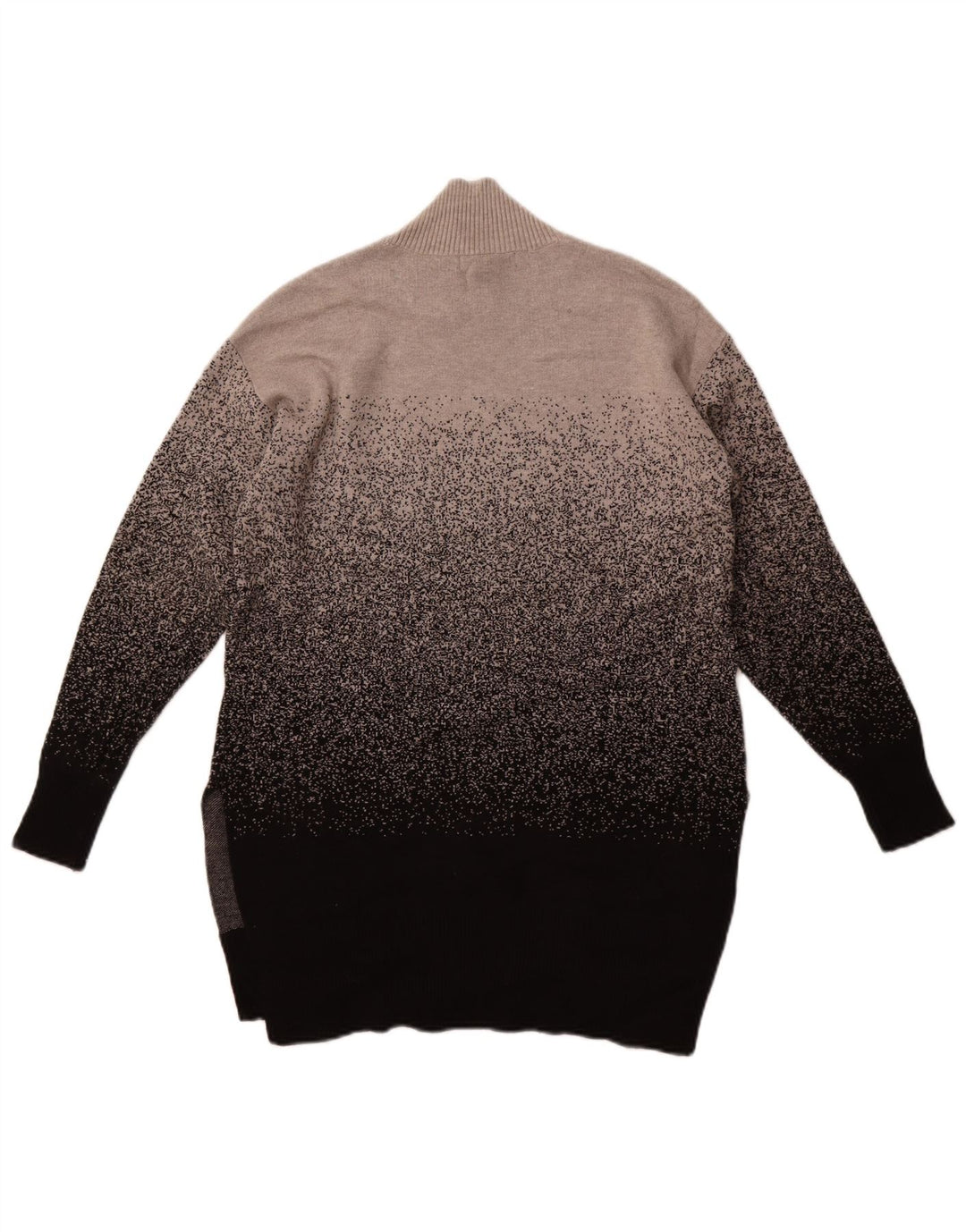 Marks & Spencer Rollkragenpullover für Damen, Gr. 10, Größe S, Grau gefleckt
