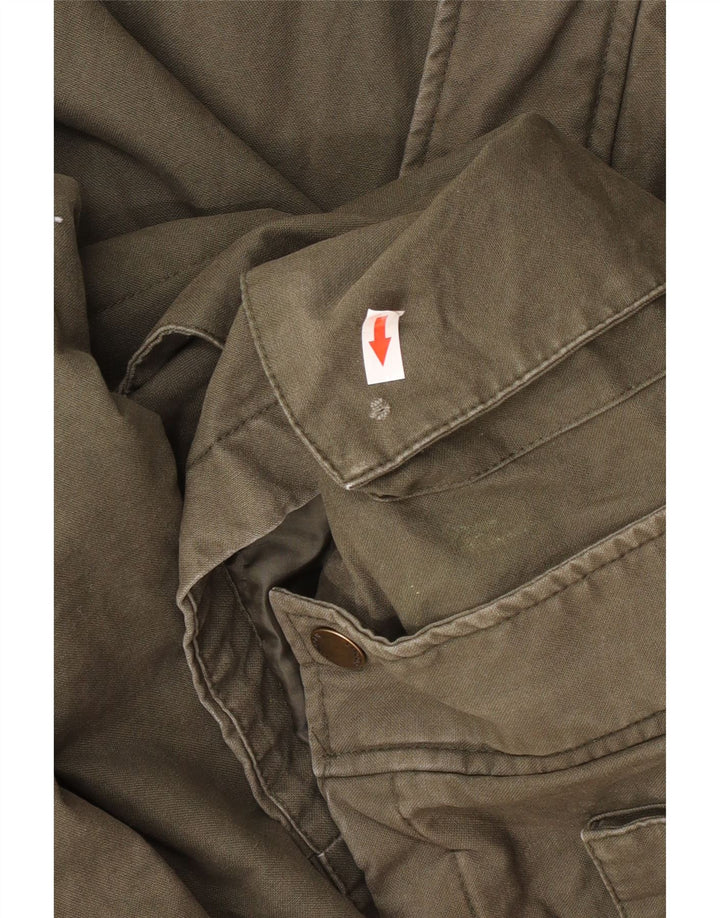 Lincoln Herren-Utility-Jacke, UK 40, große Khaki-Baumwolle
