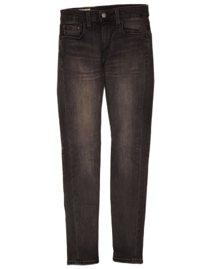 LEVI'S Herren Skinny Tapered Jeans W26 L30 Graue Baumwolle