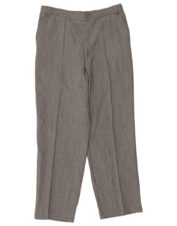 Marks & Spencer Damen Kurze Freizeithose UK 12 Medium W30 L27 Grau