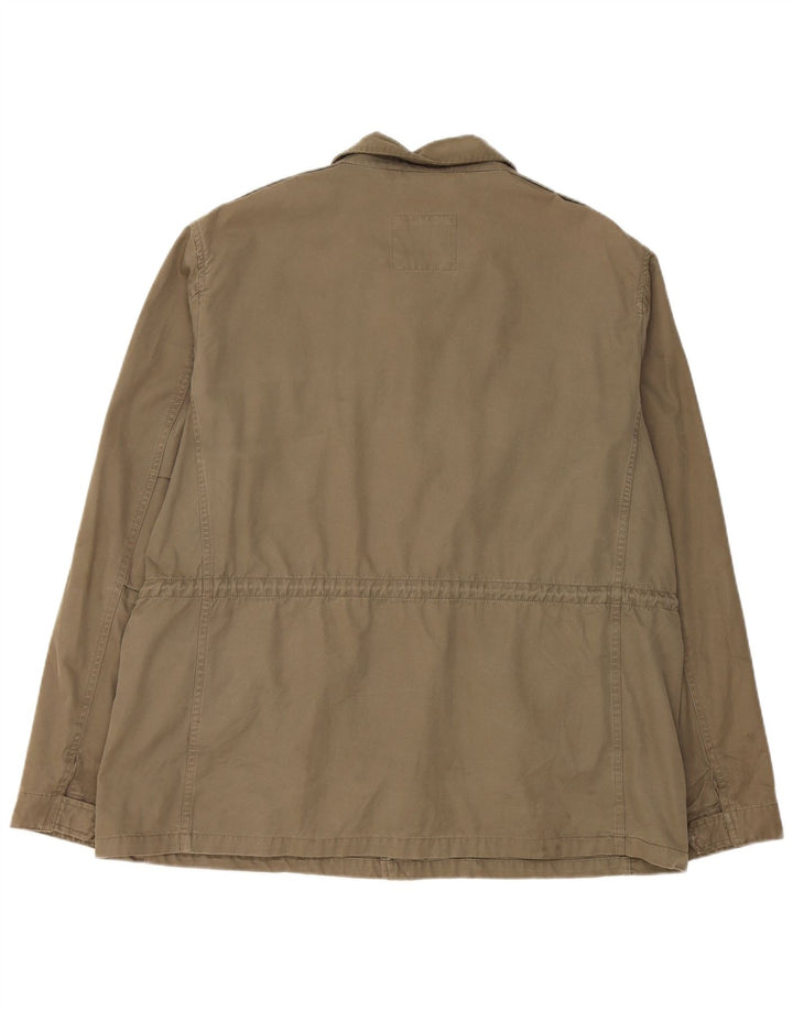 Marks & Spencer Damen Utility-Jacke UK 44 2XL Khaki Baumwolle