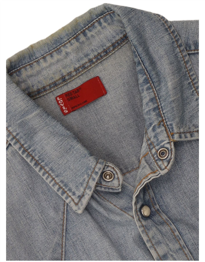 Levi's Herren Jeanshemd Small Blue