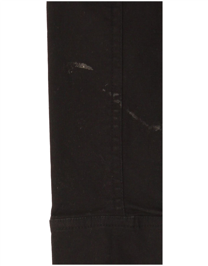 Modana Damen Cargohose UK 10 Small Schwarz Baumwolle