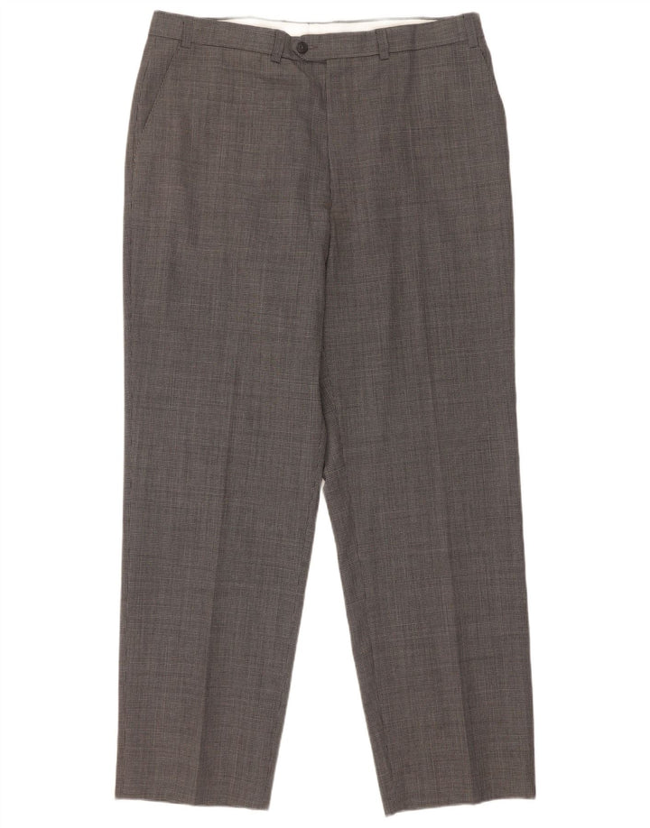 Marks & Spencer Herren St. Michael Anzughose W36 L31 Grauer Hahnentritt